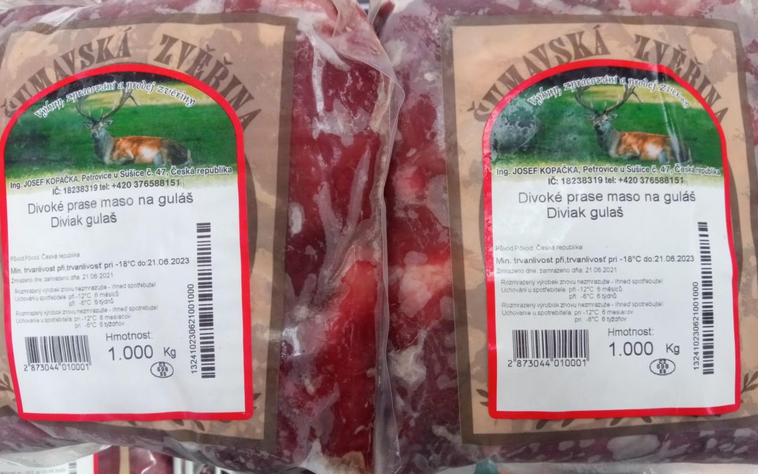 SVS nařídila stáhnout z trhu maso z divočáka