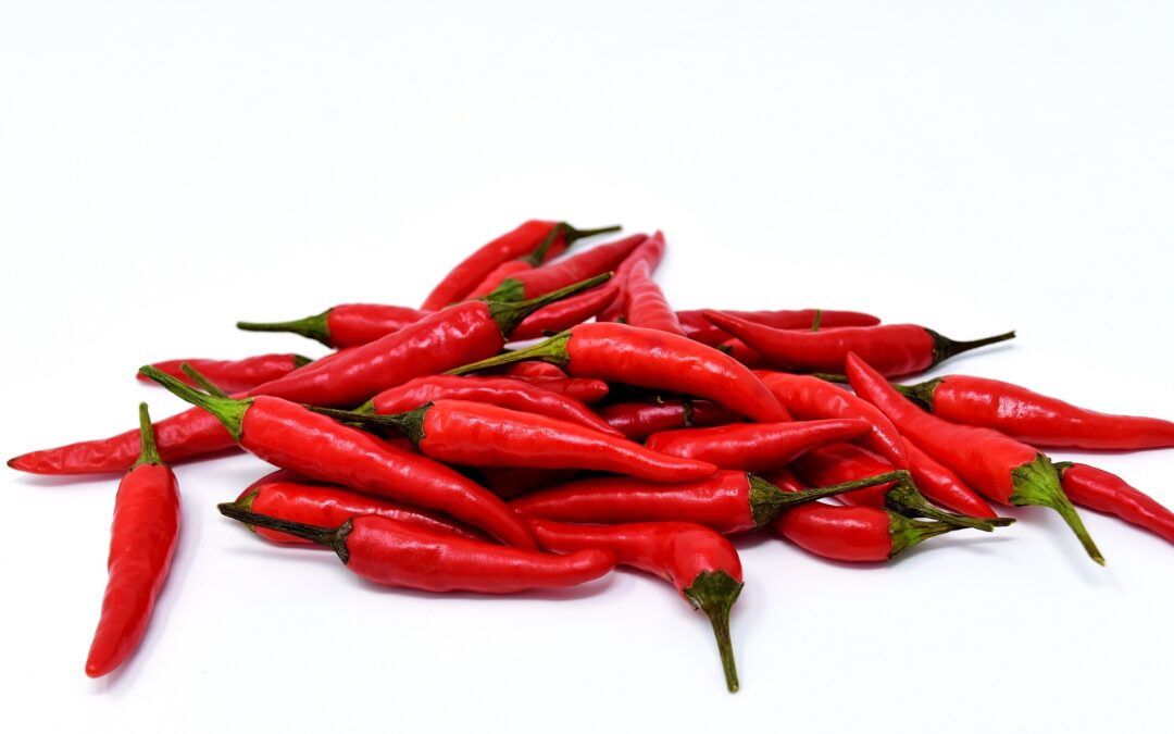 Chilli papričky s koktejlem osmi pesticidních látek