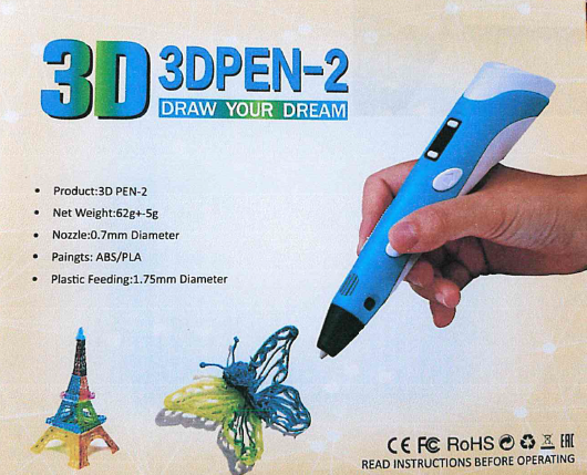 ČOI: „Použitím pera 3D PEN-2 můžete přijít k úrazu“