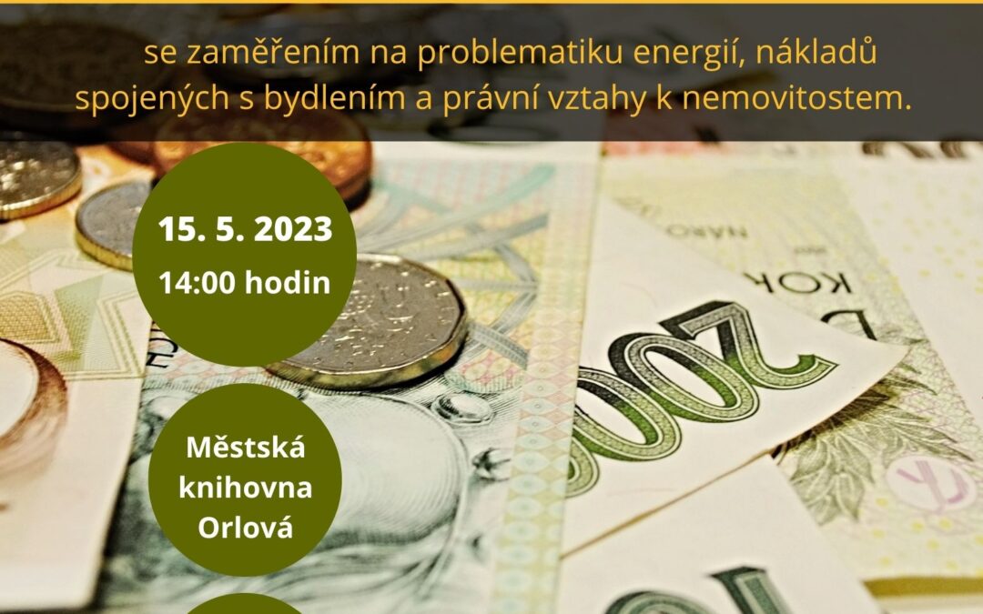 Pozvánka na seminář/besedu se seniory v Orlové 15. 5. 2023