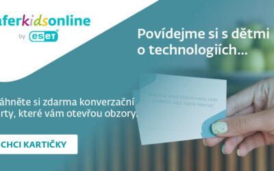 Povídejte si se svými dětmi o kyberbezpečnosti díky konverzačním kartám od ESETU