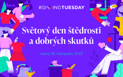 Dnes je GIVING TUESDAY 2023. Děkujeme všem, kteří pomáhají.