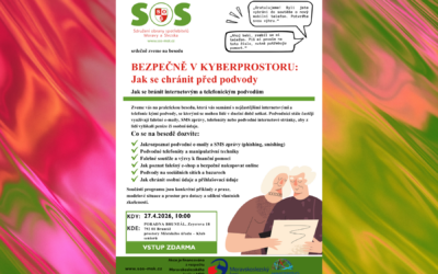 Pozvánka na besedu: BEZPEČNĚ V KYBERPROSTORU: Jak se chránit před podvody