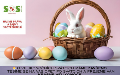 Velikonoční provoz bezplatné spotřebitelské poradny