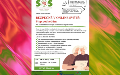Pozvánka na besedu: Bezpečně v online světě: Stop podvodům